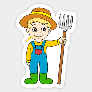 Farmer Boy Sticker